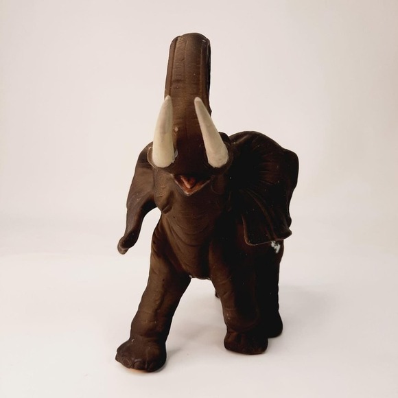Vintage ArtMark Porcelain Elephant Trunk Up - Picture 4 of 10